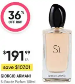 Healthy Life Giorgio armani offer