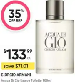Healthy Life Giorgio armani offer