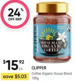 Healthy Life Clipper Coffee Organic House Blend offer