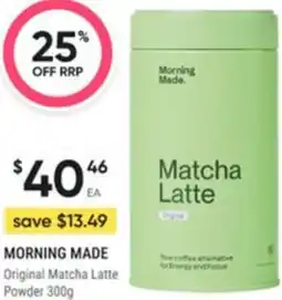 Healthy Life Morning made original matcha latte powder offer