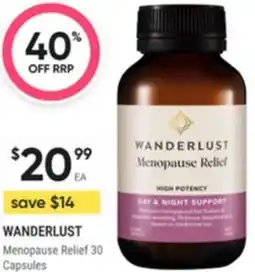 Healthy Life WANDERLUST Menopause Relief offer