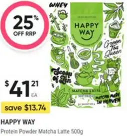 Healthy Life Happy way Protein Powder Matcha Latte offer