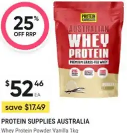 Healthy Life Protein supplies australia whey protein powder vanilla offer