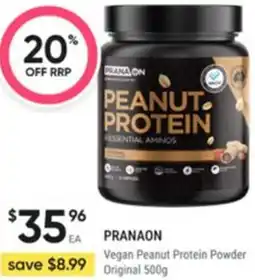 Healthy Life Pranaon Vegan Peanut Protein Powder Original offer