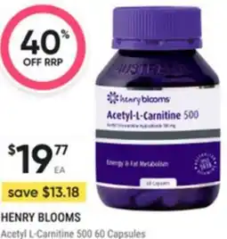 Healthy Life Henry blooms Acetyl L-Carnitine 500 offer