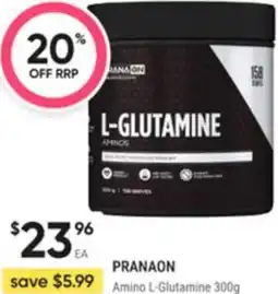 Healthy Life Pranaon Amino L-Glutamine offer