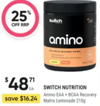 Healthy Life SWITCH NUTRITION offer