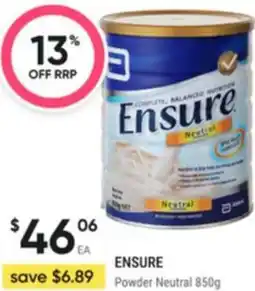 Healthy Life Ensure offer