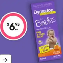Healthy Life Dymadon Babies offer