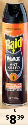 ALDI Raid Ant Killer Surface Spray offer