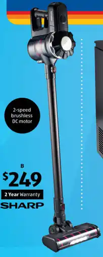 ALDI Sharp Stick Vacuum Cleaner offer