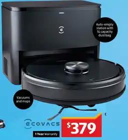 ALDI Ecovacs deebot neo 2.0 Plus Robotic Vacuum Cleaner offer