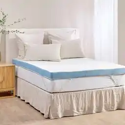 Pillow Talk Relax Therapy Icool 10cm Memory Foam Mattress Topper by Hilton offer