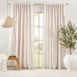 Pillow Talk Aspen Room Darkening Curtain Set of 2 by Habitat offer