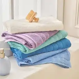 Pillow Talk Tempo Cotton Towel Range by Essentials offer