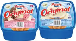 IGA Peters Original Ice Cream Selected Varieties offer