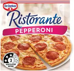 IGA Dr. Oetker Ristorante Pizza 310‑390g Selected Varieties offer