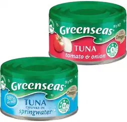 IGA Greenseas Tuna Selected Varieties offer