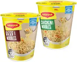 IGA Maggi Cup Noodles 58‑65g Selected Varietie offer