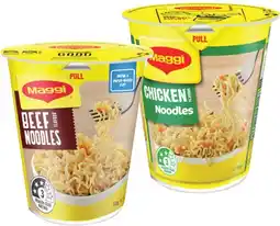 IGA Maggi Cup Noodles 58‑65g Selected Varieties offer