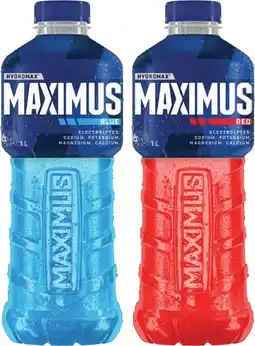 IGA Maximus Sports Drink Selected Varieties offer
