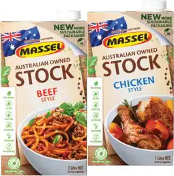 IGA Massel Liquid Stock Selected Varieties offer