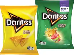 IGA Doritos Corn Chips 150‑170g Selected Varieties offer