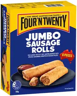 IGA Four’N Twenty Jumbo Sausage Rolls offer