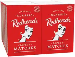 IGA Redheads Safety Matches 10x45 Pack offer