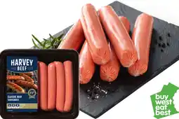 IGA Harvey Beef Classic Beef Sausages offer