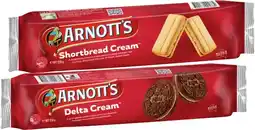 IGA Arnott’s Cream Biscuits 200‑250g Selected Varieties offer