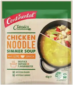 IGA Continental Simmer Soup 35‑45g Selected Varieties offer