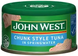 IGA John West Tuna Selected Varieties offer