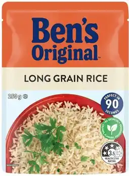 IGA Ben’s Original Plain Rice Selected Varieties offer