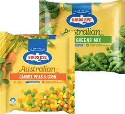 IGA Birds Eye Snap Frozen Vegetables Selected Varieties offer
