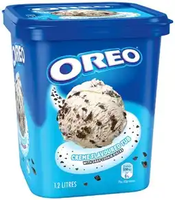 IGA Oreo or Nestlé Milo Ice Cream 1.2 Litre offer