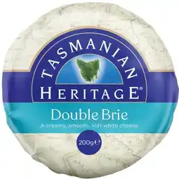IGA Tasmanian Heritage Double Brie or Camembert 200g offer