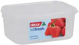IGA Décor Tellfresh Oblong Container offer