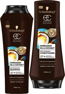 IGA Schwarzkopf Extra Care Hair Repair Shampoo or Conditioner 400mL Selected Varieties offer