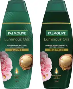 IGA Palmolive Luminous Oils Shampoo or Conditioner 350mL Selected Varieties offer