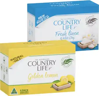 IGA Country Life Bar Soap Selected Varieties offer