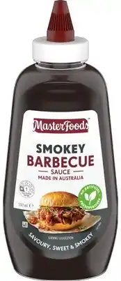 IGA MasterFoods Barbecue or Aussie Farmers Tomato Squeezy Sauce 500mL Selected Varieties offer