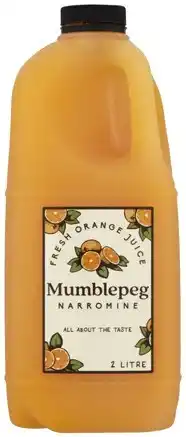 IGA Mumblepeg Fresh Orange Juice Selected Varieties offer