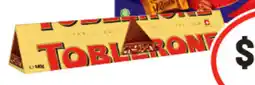 IGA Toblerone Chocolate 340-360g offer