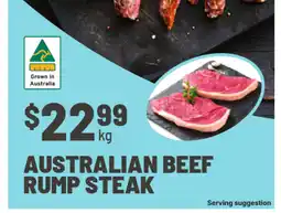IGA Australian beef rump steak offer