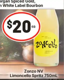 IGA Zonzo nv limoncello spritz 750ml offer