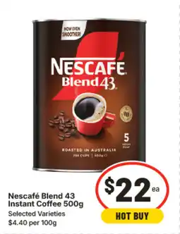 IGA Nescafé Blend 43 Instant Coffee offer