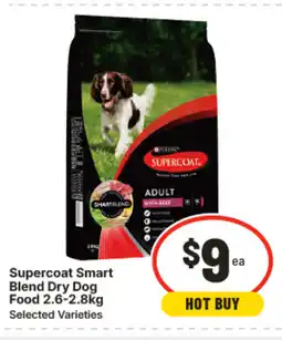 IGA Supercoat smart blend dry dog food 2.6-2.8kg offer