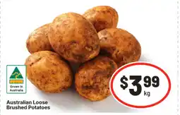 IGA Australian loose brushed potatoes offer