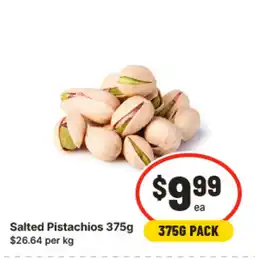 IGA Salted Pistachios 375g offer